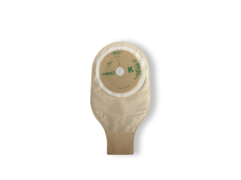 Триоцел-К Однокомпонентный калоприёмник, дренируемый, прозрачный, 20-70 мм, ТРЦ-К