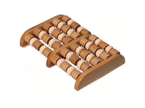 Ergopower Массажер деревянный для ног роликовый, ER-1003