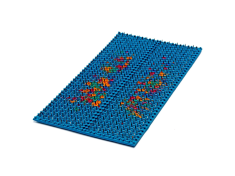 Ляпко Шанс Аппликатор коврик с серебром, 235 х 118 мм, 6.2 мм