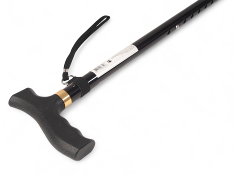 Ergoforce Трость регулируемой длины с УПС, чёрная, E-0612у