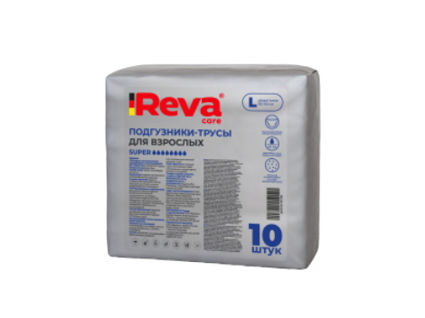 Подгузники-трусы для взрослых Reva Care EXTRA L 10 шт