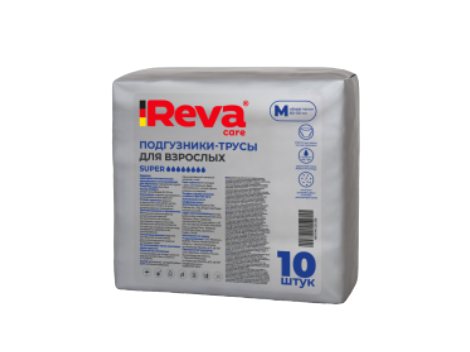 Подгузники-трусы для взрослых Reva Care EXTRA M  10 шт (R20210B)