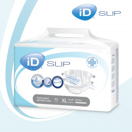 Подгузники для взрослых iD Slip Basic XL 30 шт